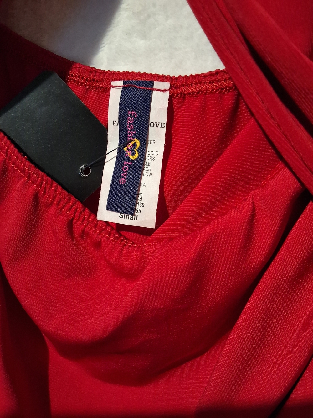 Red Mini Halter Ruched Dress - Picture 5 of 8